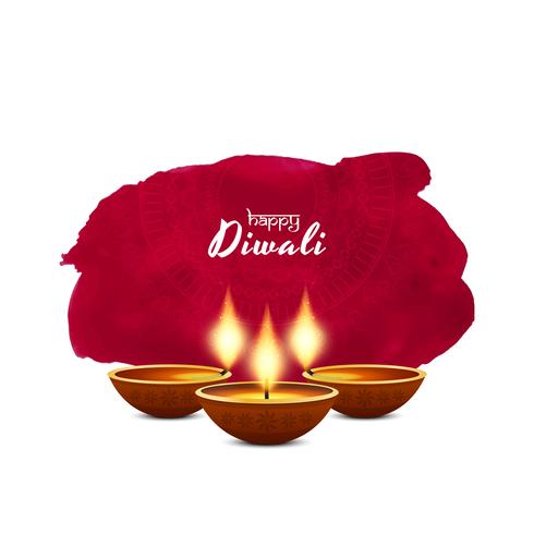 Abstract Happy Diwali background vector