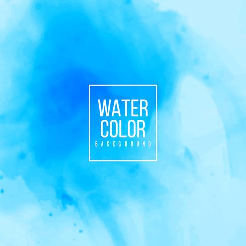 Abstract blue watercolor background vector