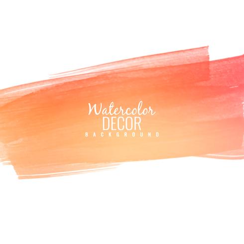 Abstract colorful stylish watercolor stroke design background il vector
