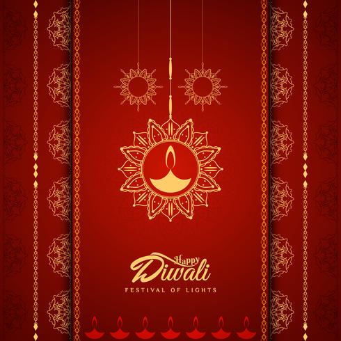 Abstract Happy Diwali vector background
