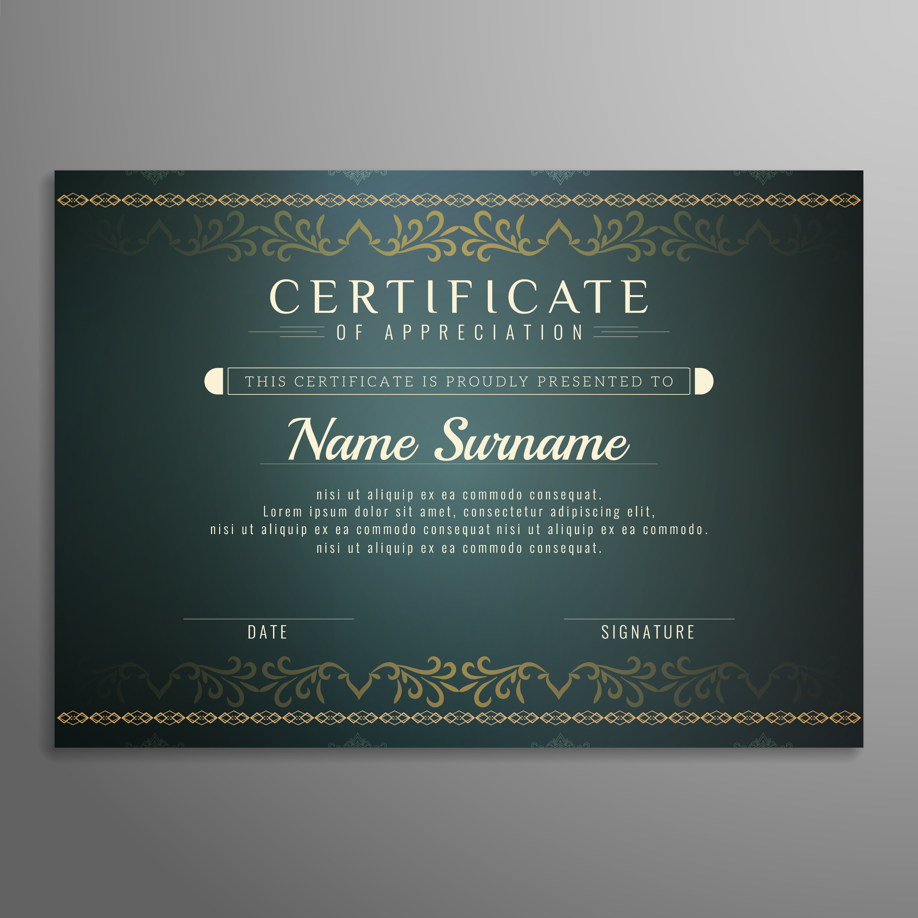 Abstract certificate background 253848 - Download Free Vectors, Clipart