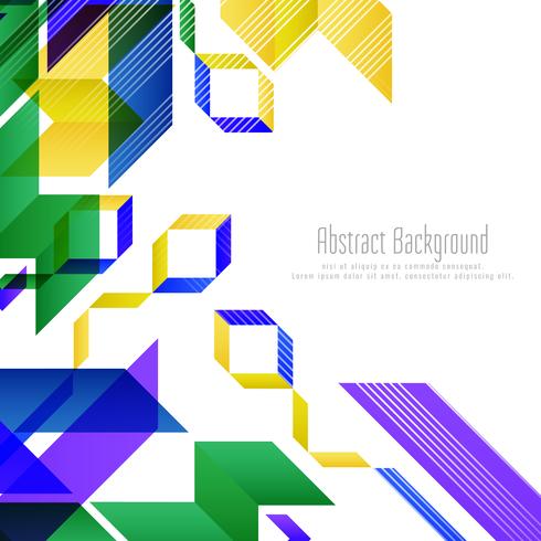 Abstract geometric shape background vector