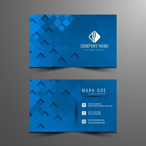 Abstract modern business card template  vector