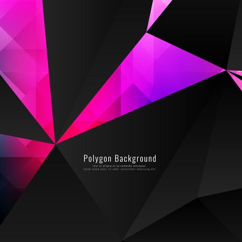 Abstract modern geometric polygonal background vector