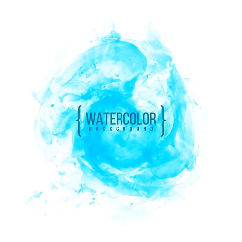 Abstract blue watercolor background vector