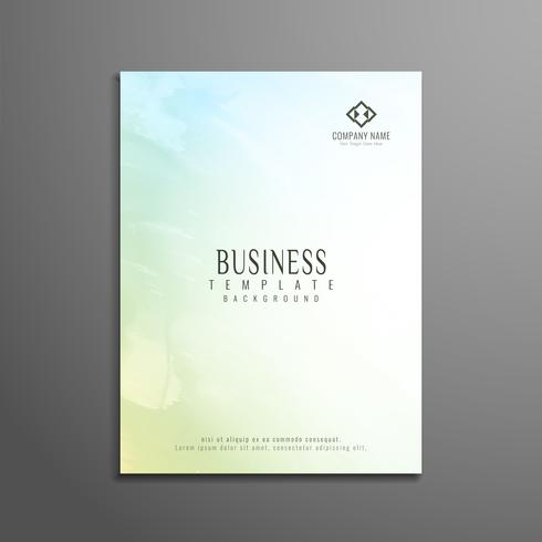 Abstract business flyer template design vector