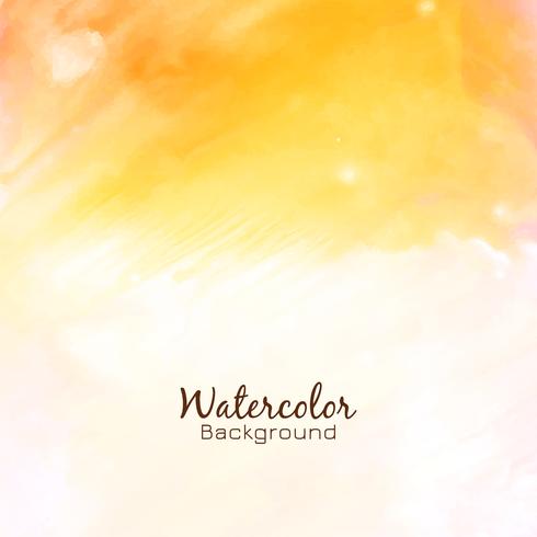 Abstract beautiful watercolor background vector