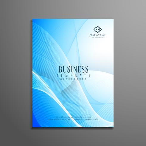 Abstract business flyer template design vector