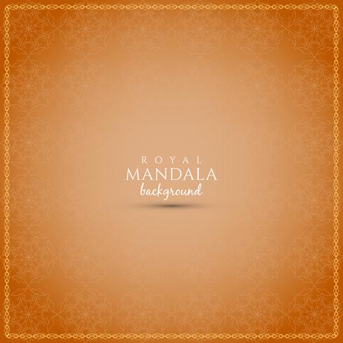 Abstract beautiful luxury mandala vector background