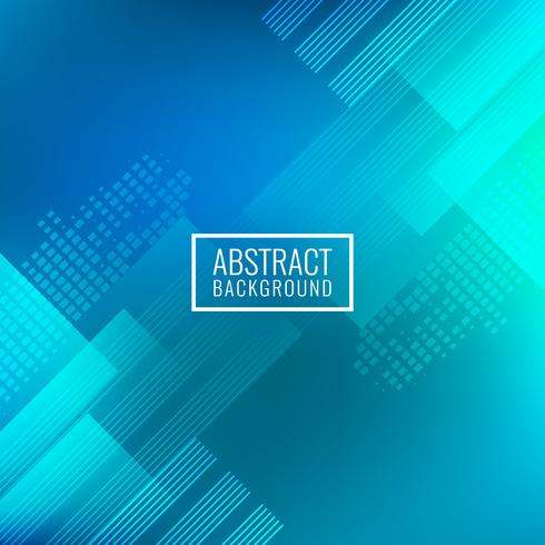 Abstract blue geometric background vector