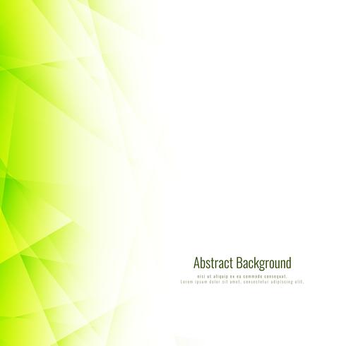 Abstract bright green polygonal background vector