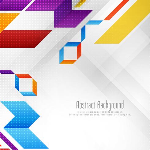 Abstract stylish geometric shape background vector