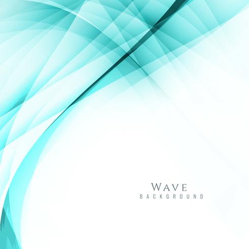 Abstract stylish wave background vector