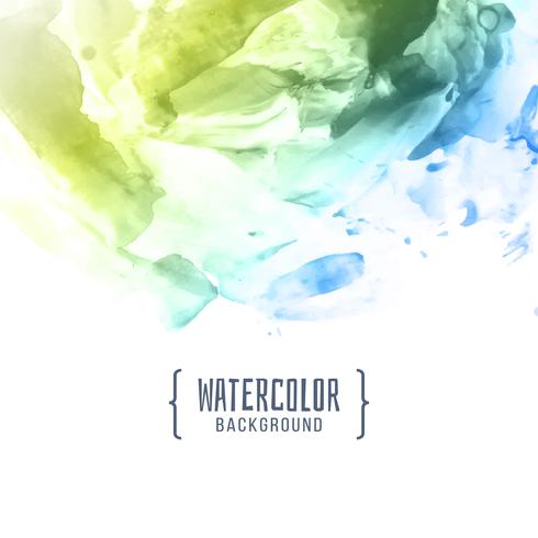 Abstract colorful watercolor background vector