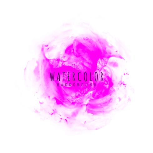 Abstract pink watercolor design background vector