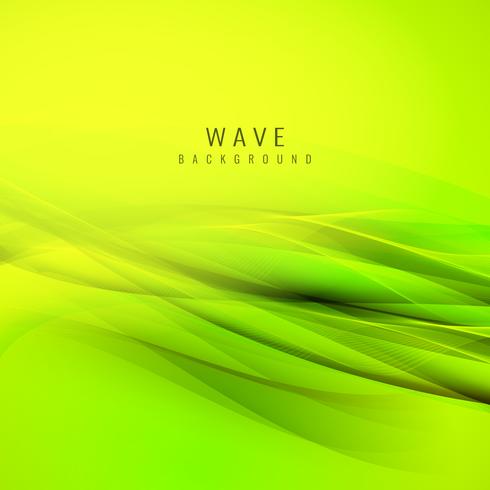 Abstract stylish wave background vector