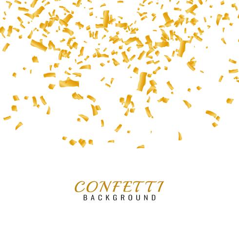 Abstract golden confetti background vector