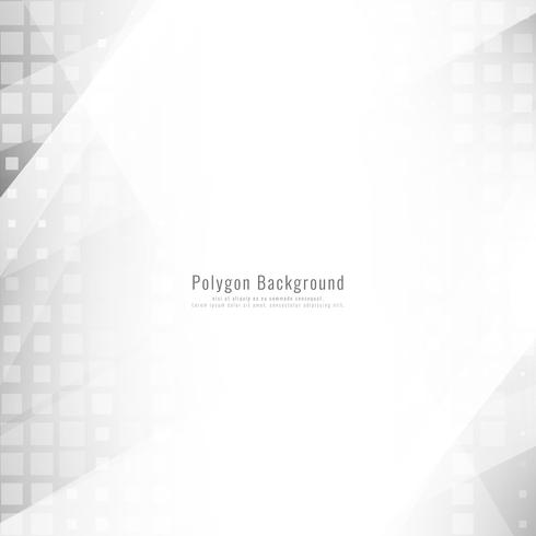 Abstract stylish grey polygonal background vector