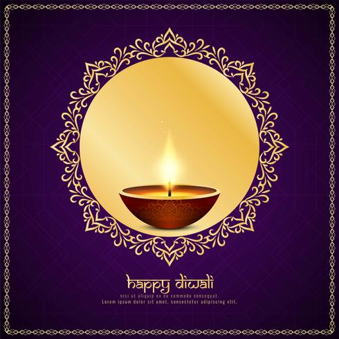 Abstract Happy Diwali festival background vector