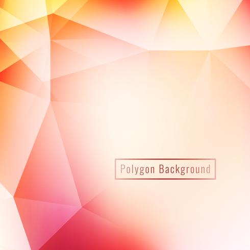 Abstract colorful geometric polygon modern background vector