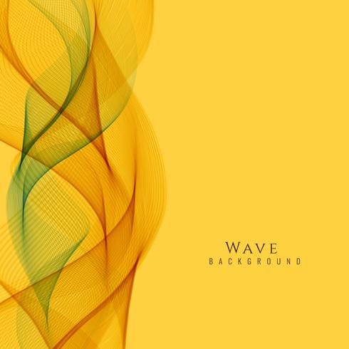 Abstract elegant wave stylish background vector