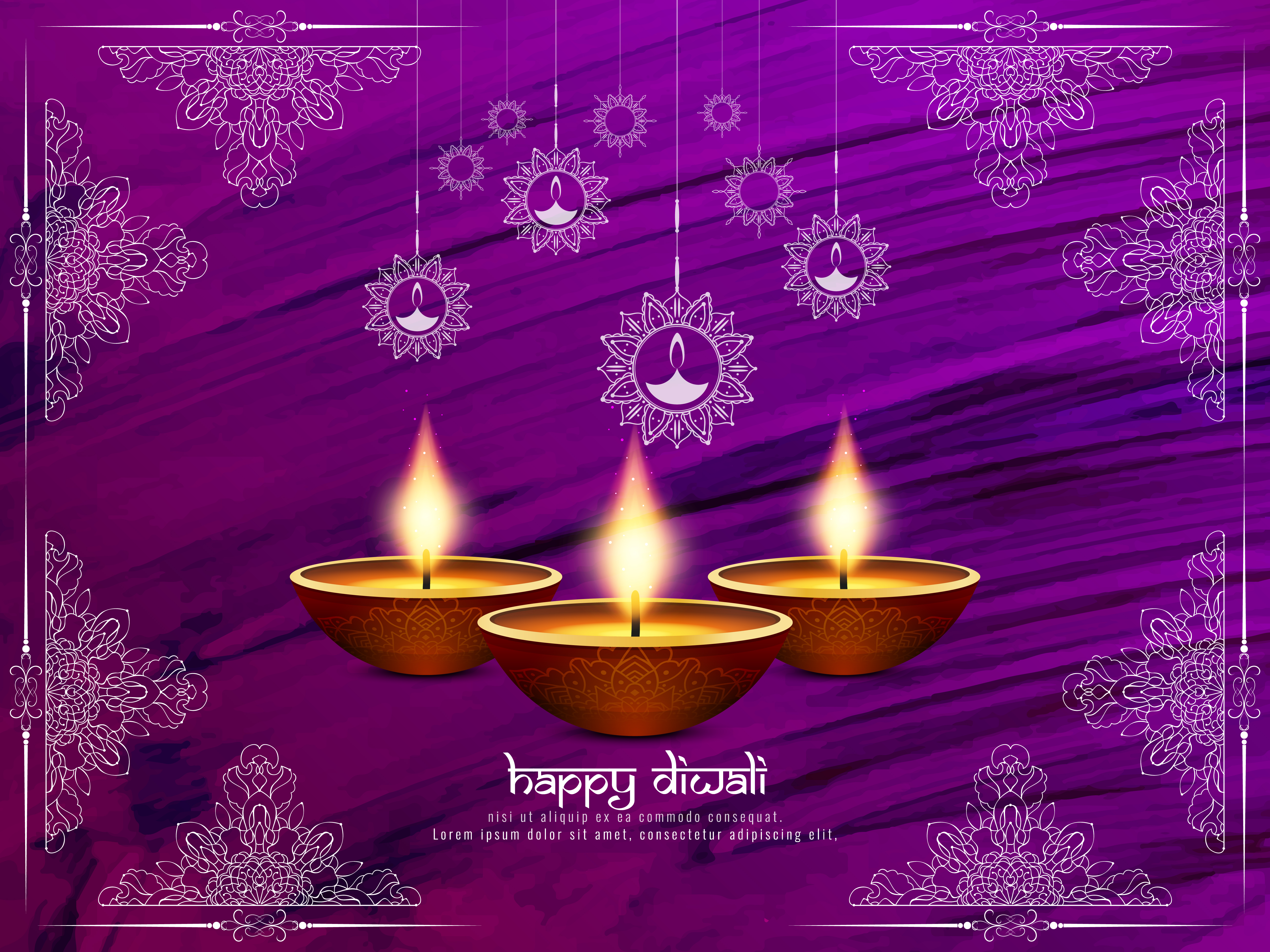 Abstract Happy Diwali background; 254248 Vector Art at Vecteezy