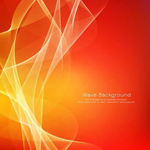 Abstract colorful wave background design vector