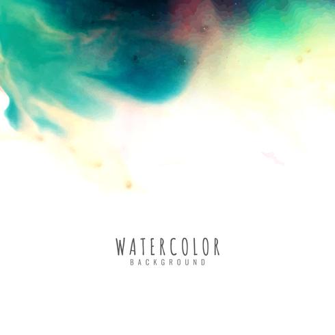 Abstract stylish watercolor colorful background vector