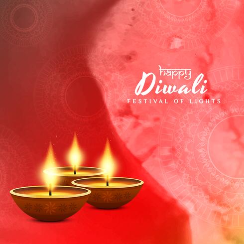 Abstract Happy Diwali vector background