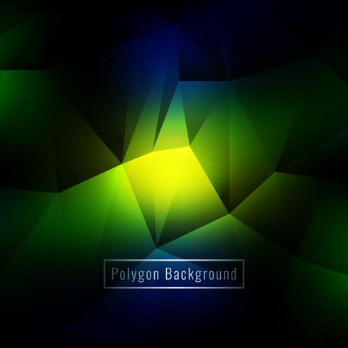 Abstract colorful geometric polygon modern background vector