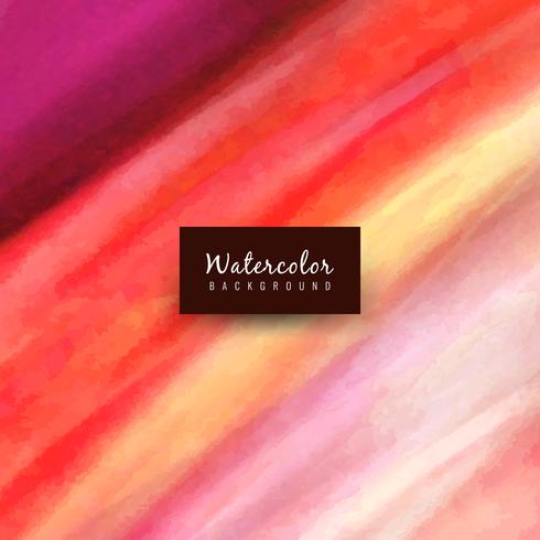 Abstract colorful watercolor background vector