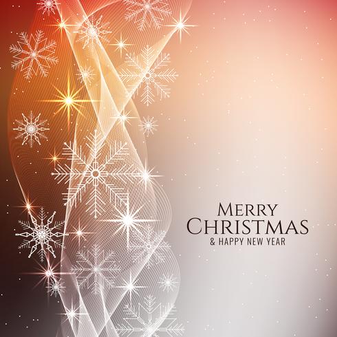 Abstract Merry Christmas stylish background vector