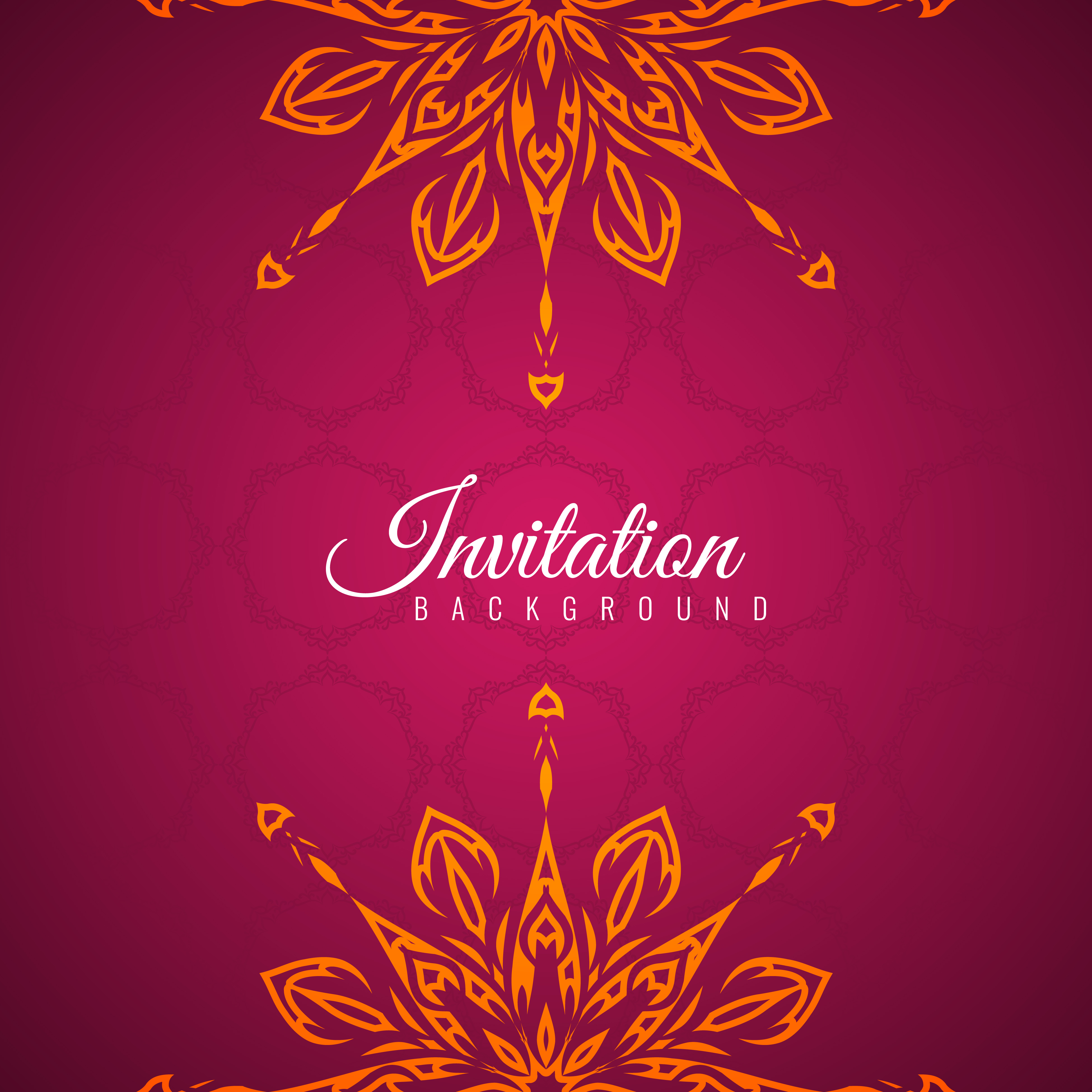 Abstract decorative Invitation background design 254354 Vector Art at