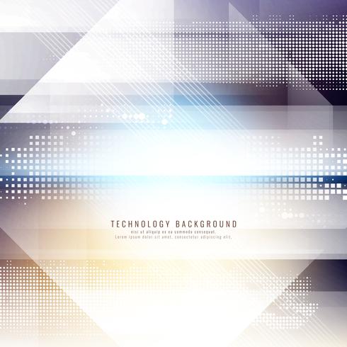 Abstract colorful technology background vector