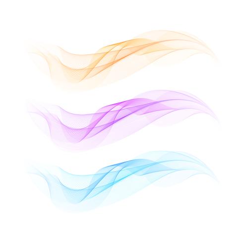 Abstract stylish wave modern background vector