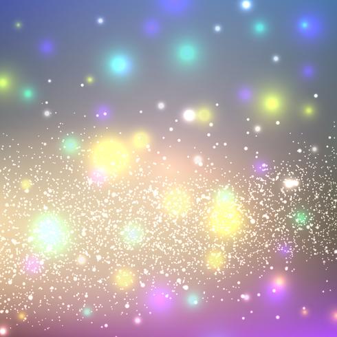 Abstract bright glitters background vector