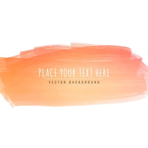 Abstract colorful stylish watercolor stroke design background il vector
