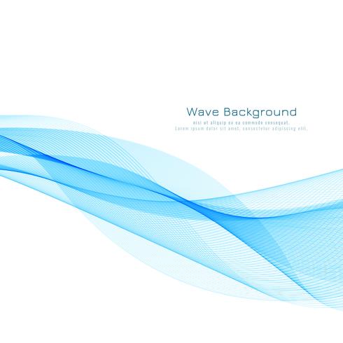 Abstract elegant wave background vector