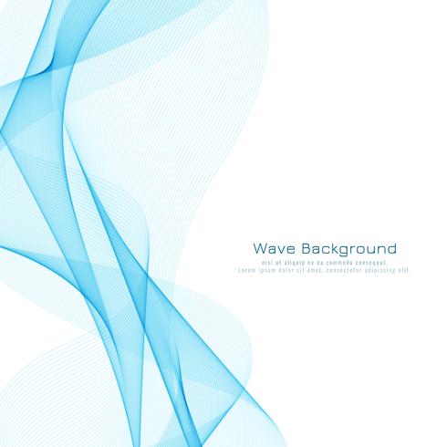 Abstract wave background vector