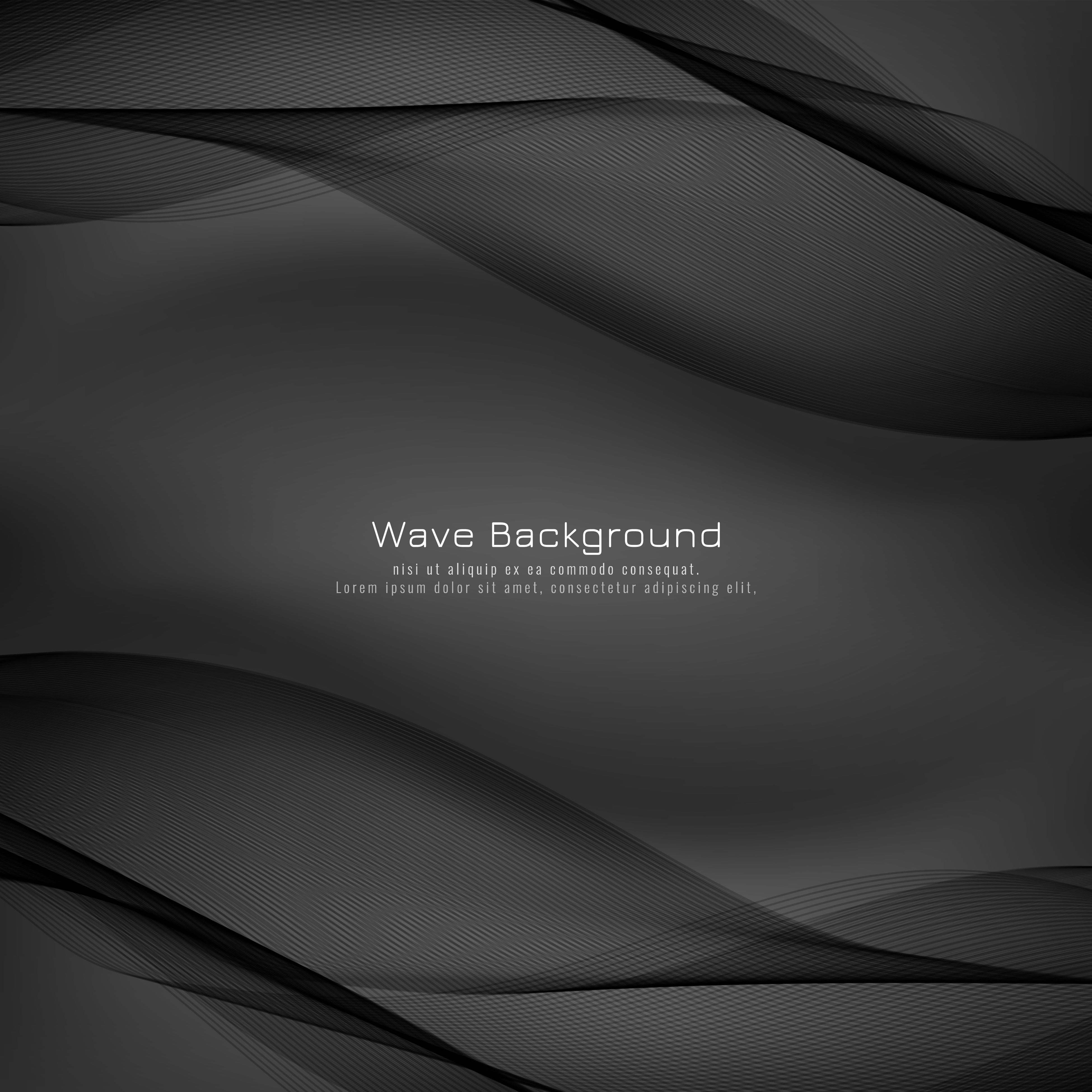 Abstract stylish grey wave background 254563 Vector Art at Vecteezy