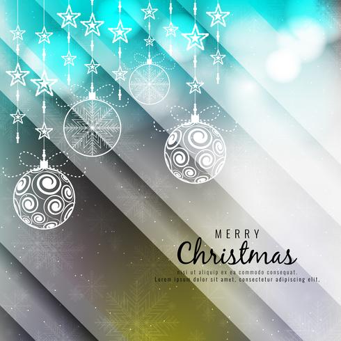 Abstract colorful Merry Christmas background vector