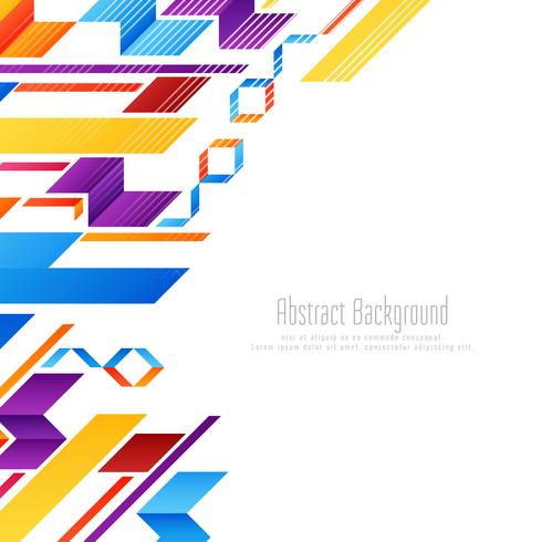 Abstract geometric shape background vector