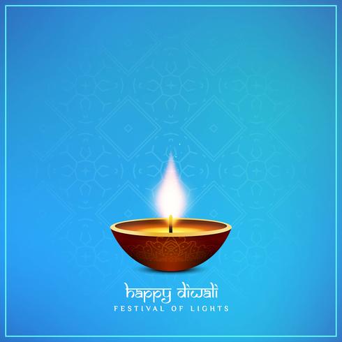 Abstract Happy Diwali religious elegant background vector