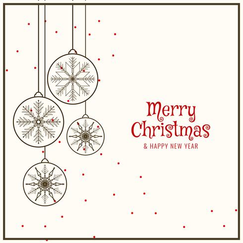 Abstract Merry Christmas background vector