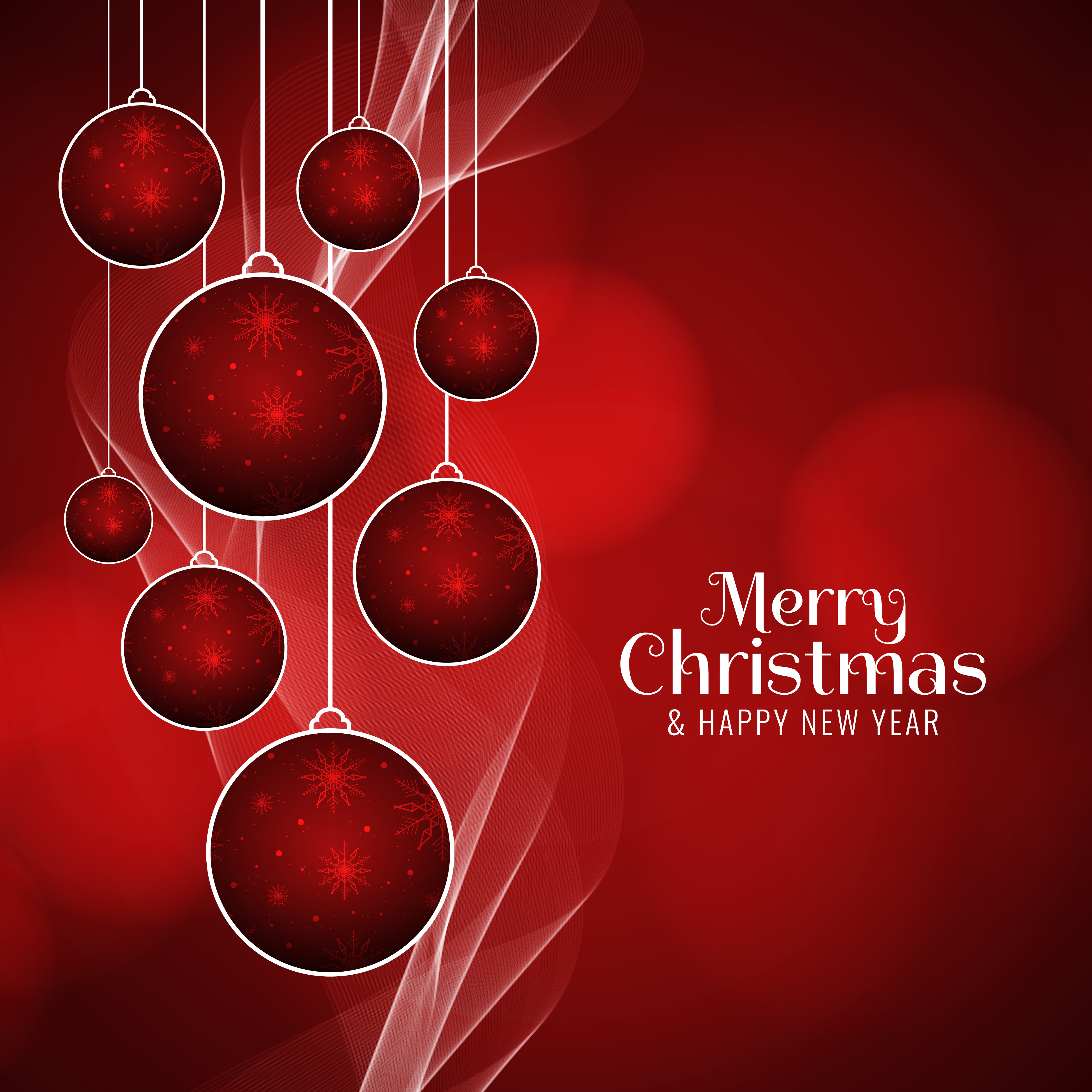 Abstract Merry Christmas greeting background 254643 - Download Free