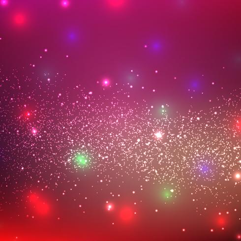 Abstract bright glitters background vector