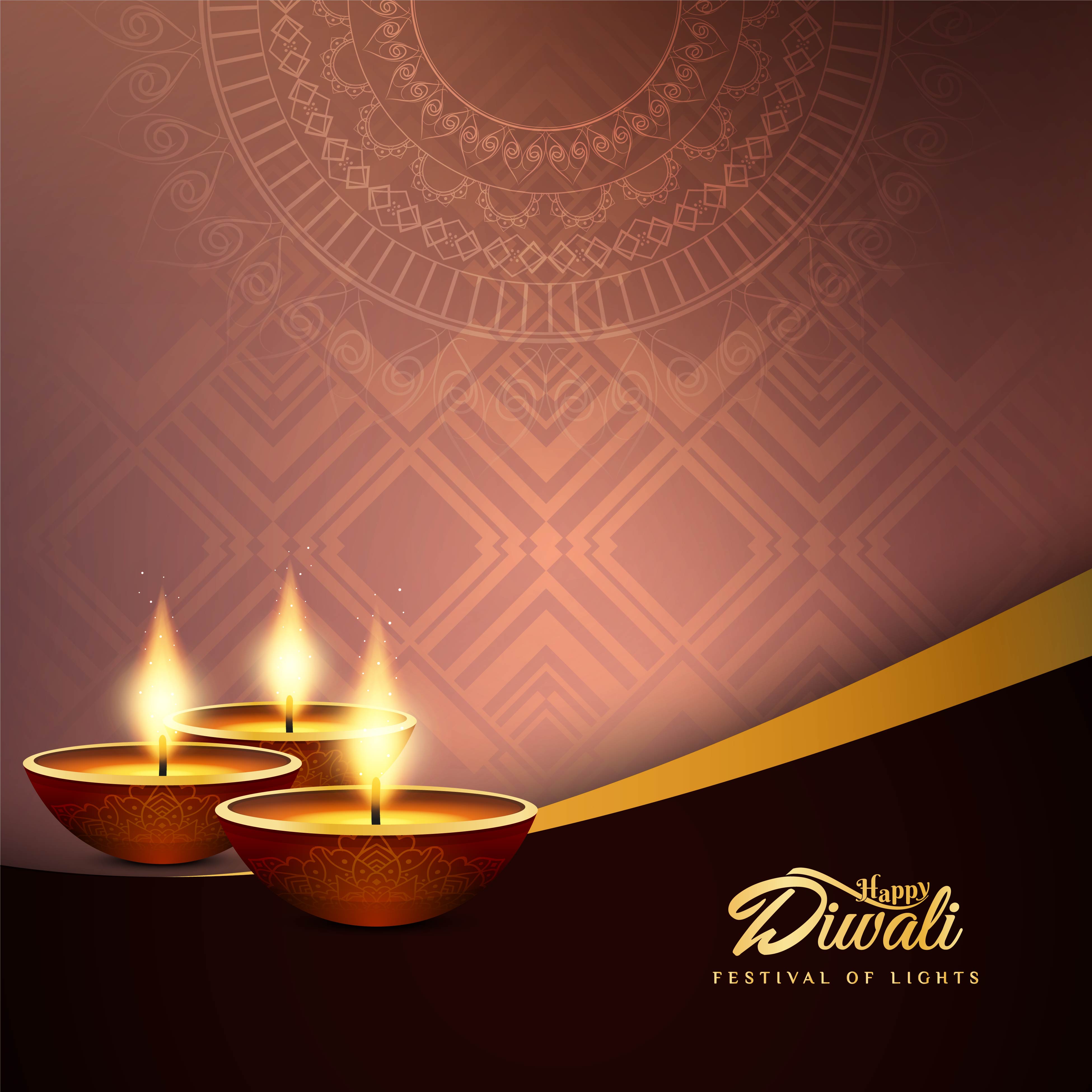 Abstract Happy Diwali decorative background 254747 Vector Art at Vecteezy