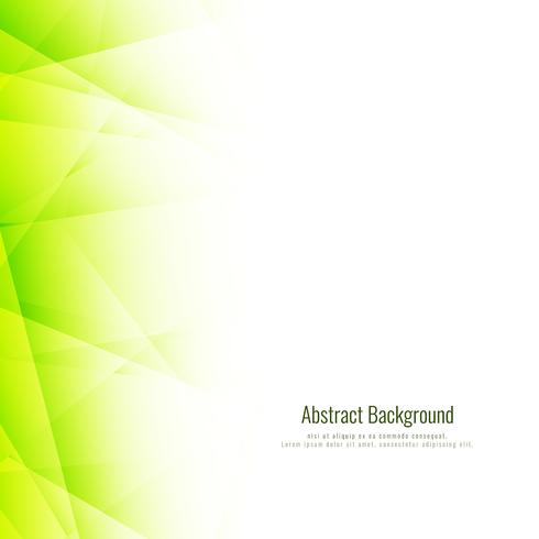 Abstract green polygon background vector