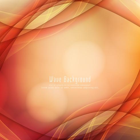 Abstract shiny red wave background vector