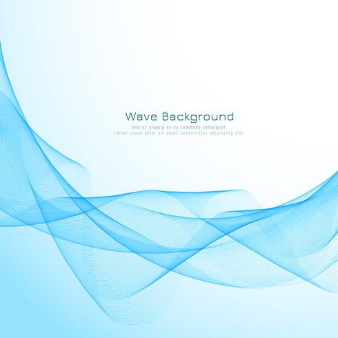 Abstract modern elegant wave background vector